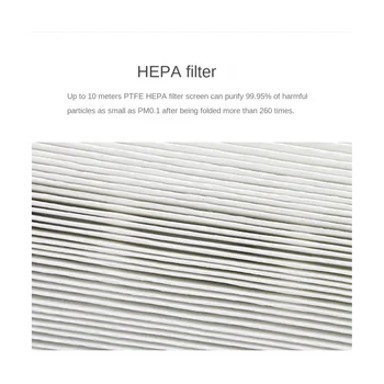 1 Пара фильтров с активированным углем для очистителя HP04 HP05 TP04 TP05 DP04 Замена сетчатого фильтра из углеродистой ткани HEPA-A