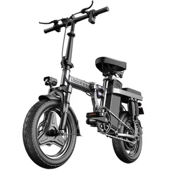 14-дюймовый Литиевый электрический велосипед, складной Мини-амортизатор, электровелосипед из алюминиевого сплава для поездок на работу.