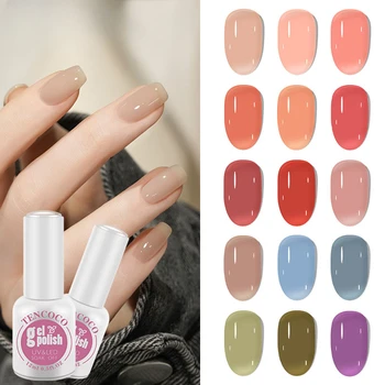 17 цветов гель-лака для ногтей с УФ-светодиодами, полупостоянный лак, принадлежности для ногтей для профессионалов, Аксессуары для маникюра и макияжа
