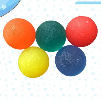 5 шт. силовых шариков для упражнений, укрепляющих захват, разжимающих игрушки, упражнения для вентиляции рук, сжимающий силиконовый гель
