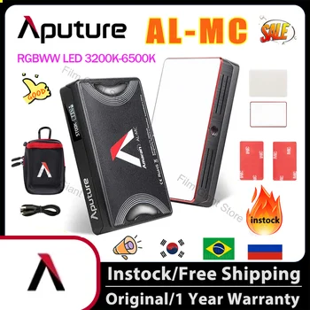Aputure MC AL-MC RGBWW Светодиодные Фонари 3200 K-6500 K Фотографическое Освещение CCT Control AL-MC Mini RGB Light Видео Лампа Sidus Link App