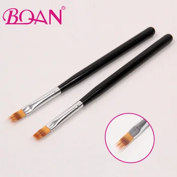 BQAN 50шт Ручка кисти для омбре Нейлоновая УФ-гелевая кисть для ногтей для рисования градиентом ногтей