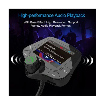 FM-передатчик G24 Автомобильный аудиоприемник Bluetooth Автомобильный MP3-плеер Универсальные автомобильные принадлежности