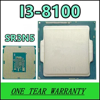 i3-8100 i3 8100 SR3N5 3,6 ГГц Четырехъядерный Четырехпоточный процессор Процессор 6M 85W LGA 1151