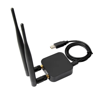 RT3572L Чипсет2.4G/ 5G Беспроводная сетевая карта Wifi Приемник Передатчик с 2 Антеннами для Windows/8/10/ Kali Linux