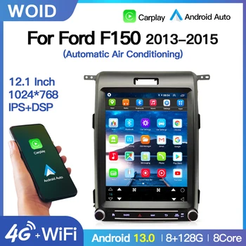 Автомобильное Радио Для Ford F150 2013-2015 Tesla Вертикальный Экран Carplay Navigator Мультимедийный Видеоплеер Стерео Автоматическая GPS Навигация BT