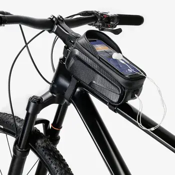 Велосипедная сумка Водонепроницаемая вместительная велосипедная сумка с сенсорным экраном, чехол для телефона, держатель, идеальный велосипедный аксессуар для велосипедных принадлежностей, велосипеда