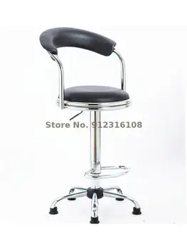 Высокий табурет, шкив, высокий стул, стойка регистрации, кассир, высокий стул, лабораторный стул, подъемный рабочий стул с вращающейся спинкой, высокий стул