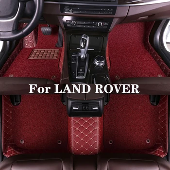 Высококачественный Индивидуальный Двухслойный Съемный Автомобильный Коврик С Ромбовидным Рисунком Для LAND ROVER Freelander 2 Rang Rover Velar