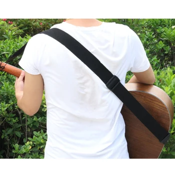 Гитарный ремень Регулируемый плечевой ремень для баса Удобный Музыкальный инструмент