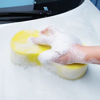 Губка для мытья автомобилей Губки для мытья автомобилей Губки для мытья автомобилей из микрофибры Пена для мытья автомобилей не повреждает краску автомобиля 2ШТ