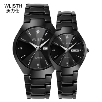 Деловые кварцевые часы WLISTH для мужчин и женщин, наручные часы, лучший бренд, роскошные парные часы, парные часы, часы для любителей моды