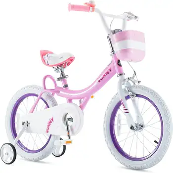 Детский велосипед Bunny 14 дюймов для девочек, розовый