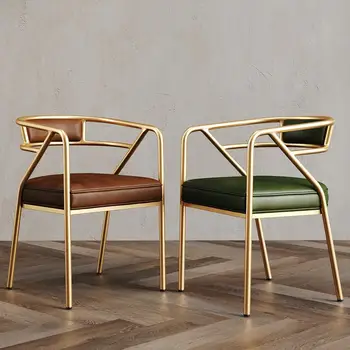 Дизайнерские обеденные стулья Relax для мобильного ресторана, Элегантные современные металлические стулья для спальни, мебель для балкона Relax Muebles Hogar