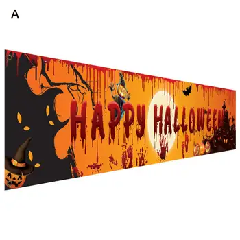 Дом с Привидениями Spooky Halloween S Тонкое Мастерство Большого Размера для Внутренних и Наружных Вечерних Украшений Стены на Хэллоуин