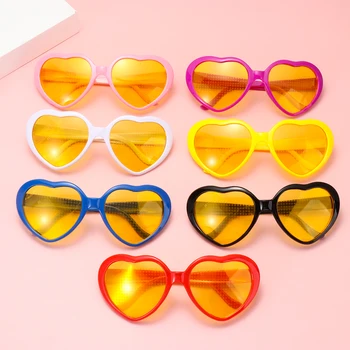 Женщины с Особой Любовью Heart Хорошо Продают Легкие Очки Night Diffraction Glasse Rave Eyeglasses Солнцезащитные Очки