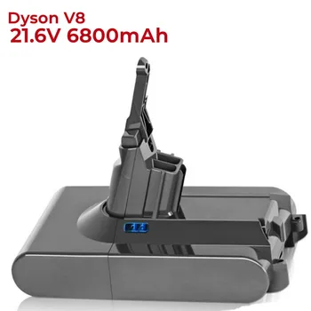 Замена аккумулятора Dyson V8 6800 мАч 21,6 В Литиевая батарея для абсолютного беспроводного ручного пылесоса Dyson V8 Fluffy Vacuum