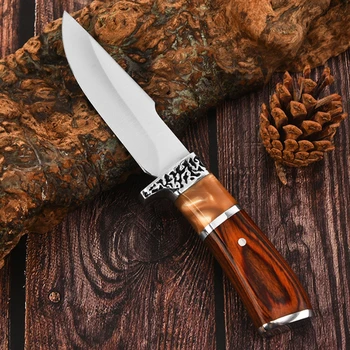 Защитный нож высокой твердости, переносной маленький нож для резки, монгольский нож для баранины, изысканный нож для фруктов