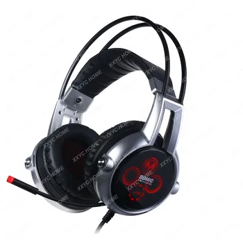 Игровая гарнитура Headset с физикой вибрации, многоканальная стереогарнитура 5.2, черная