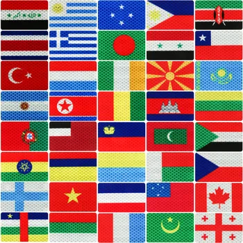 ИК-нашивка с национальным флагом всех европейских стран, Великобритания, Франция, Европейский Союз, Светоотражающие наклейки с крючком и Петлей, Значок баннера региона Англии