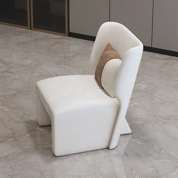 Итальянский Легкий Роскошный обеденный стул, Скандинавский Дизайнерский Стул для отдыха со спинкой, Новый Китайский Простой бытовой обеденный стул