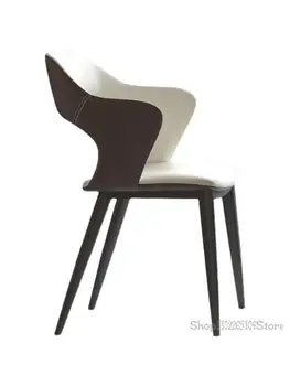 Итальянский легкий роскошный обеденный стул простой туалетный стул дизайнерский стул в домашней спальне письменный стол для книг стул чистый красный стул для макияжа