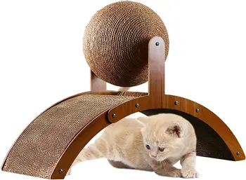 Картонная когтеточка для кошек | вертикальная арка, картонная когтеточка для котенка, Картонная шезлонг, Когтеточка для кошек, прочные накладки на доску