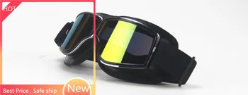 Кожаный реактивный шлем в стиле ретро, винтажные мотоциклетные очки, стиль Мотоцикла, Мотороллера, Байкерских очков