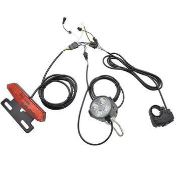 Комплекты передних задних фонарей Ebike, комплект переключателей поворота/стоп-сигнала/звукового сигнала, аксессуары для электровелосипедов