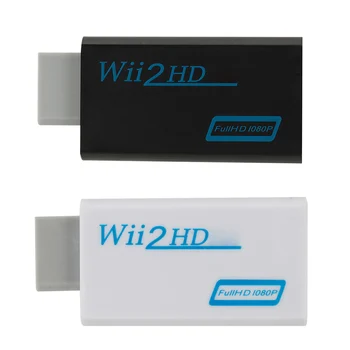 Конвертер, совместимый с WII в HDMI, с разрешением Full HD 1080P, адаптер, совместимый с Wii 2 HDMI