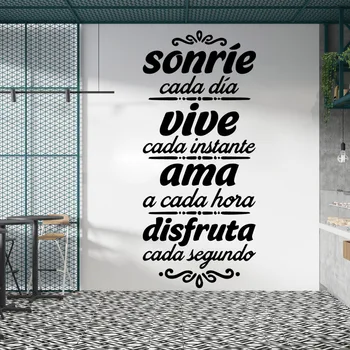 Креативное испанское предложение Виниловые Наклейки на стены кухни Обои для детских Комнат Домашний Декор Diy Аксессуары для украшения дома из ПВХ