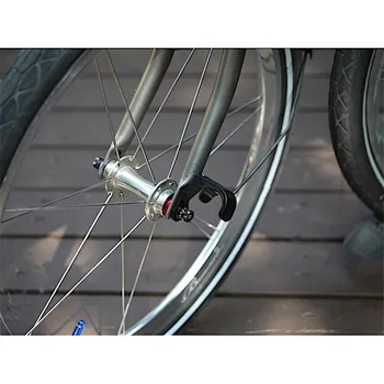 Крюк передняя вилка L-образная пряжка крюк передняя вилка для велосипеда brompton с брызговиком Titanium stent v2