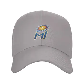 Логотип индейцев Мумбаи Модная качественная Джинсовая кепка Вязаная шапка Бейсболка
