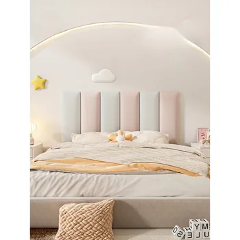 Наклейка на изголовье кровати для детской комнаты, предотвращающая столкновение с изголовьем кровати, художественное оформление стены детской комнаты, предотвращающее столкновение с изголовьем кровати Cabecero