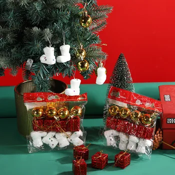Новая рождественская подвеска, Рождественское украшение, украшение окна, Рождественская елка, мини-подвеска, набор для создания рождественской атмосферы