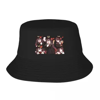 Новый коллаж Hu Tao - Genshin Impact Панама, Рождественская шляпа, бейсболка, летние шляпы, мужские шляпы, женские