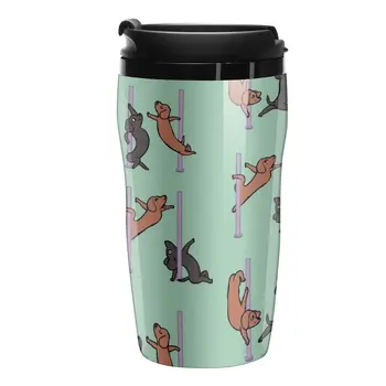 Новый набор кружек для путешествий Dachshund Pole Dancing Club Coffee Mug Cup Set Набор Милых кружек Luxury Cup