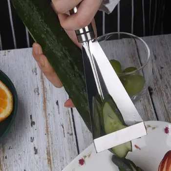 Нож для разделки фруктов, украшение для тарелок своими руками, Противоскользящая Овощерезка из нержавеющей Стали, Треугольный Кухонный инструмент для разделки продуктов