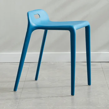 Обеденный стул для отдыха в гостиной Пластиковые Высокие табуретки Кухонный Маникюрный Офисный обеденный стул для макияжа Sandalye Уличная мебель YY50DC