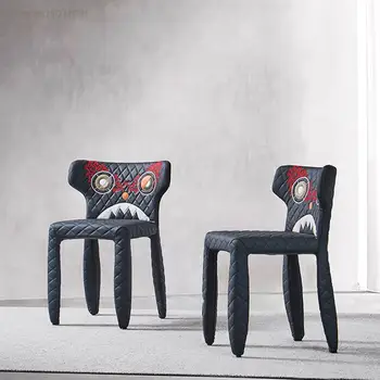 Обеденный стул Мебель Итальянский Домашний Дизайнер Monster Chair Китайская культура Современная минималистская мебель Дизайнерский стул