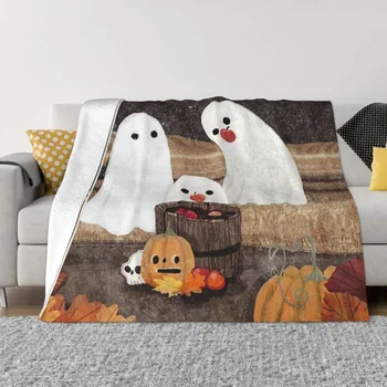 Одеяло-призрак, фланелевое украшение, Качающееся Яблоко, портативное покрывало для домашней кровати