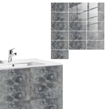 Отклеивание и приклеивание плитки для стен Обои с мраморной текстурой Advanced Sense, предотвращающие прилипание плитки для ванной, декор стеновых панелей из ПВХ