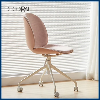 Офисное кресло Decopai nordic design с передней обивкой из полипропиленовой оболочки, алюминиевое основание с универсальным газовым подъемником на колесах, регулируемое по высоте