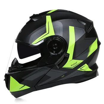 Персонализированный откидной мотоциклетный шлем, Одобренный DOT для мужчин и Женщин, для безопасного скоростного спуска, мотокросса, Модульный Полнолицевой Casco Moto ECE