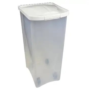 Пластиковый Контейнер Для хранения Собачьего корма Ness весом 50 фунтов на Колесиках
