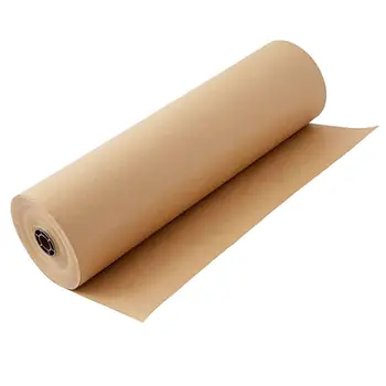 Подарочная упаковка из коричневой крафт-бумаги 30 м, подарочные материалы для рукоделия, старинные канцелярские принадлежности