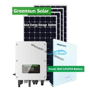 Полный комплект мощностью 1000 Вт, солнечная энергетическая система, 10000 Вт, Гибридная мощность 3 кВт, 5 кВт, 8 кВт, 10 кВт для дома