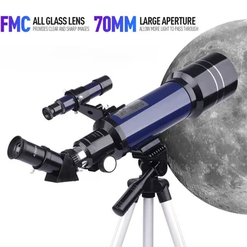 Профессиональный Астрономический Рефракционный Телескоп Ночного Видения FCM BAK4 для Луны, Планетной Туманности, Глубокого Космоса Для Начинающих Детей