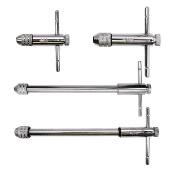 Регулируемый M3-8 M5-12 с Т-образной ручкой, гаечный ключ с храповиком, держатель винта с наружной резьбой, метрический штекерный инструмент, ручной инструмент