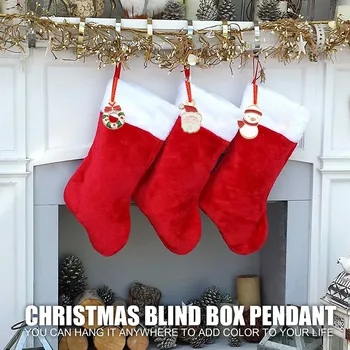 Рождественский Адвент-календарь на 2023 год, Рождественская елка, подвесная подарочная коробка для детей, коробка для слепых, обратный отсчет до рождественского украшения
